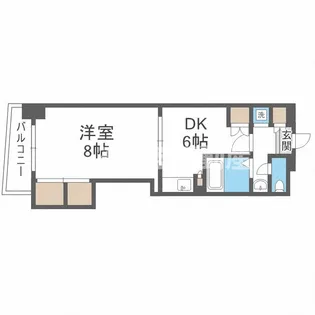 コンソラーレ日本橋【1階】の間取り