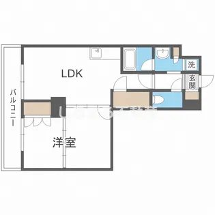ビエラコート内久宝寺【1005号室】の間取り