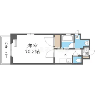 フレンシアノイエ内本町(旧名称:ラクラス内本町)【401号室】の間取り