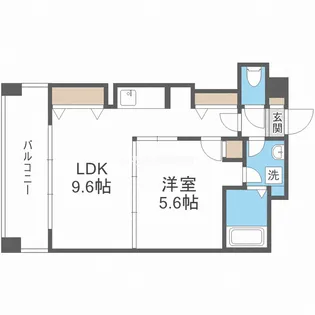 アーデンタワー立売堀【10階】の間取り