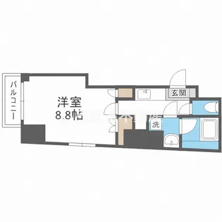 グランデカワノ上町台【403号室】の間取り