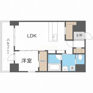 BRAVE松屋町【502号室】の間取り