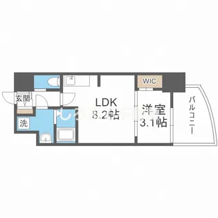 SERENiTE福島scelto【5階】の間取り