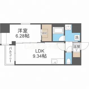 Vinoプレジオ本町【411号室】の間取り