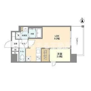 シャテーニュ上本町【7階】の間取り