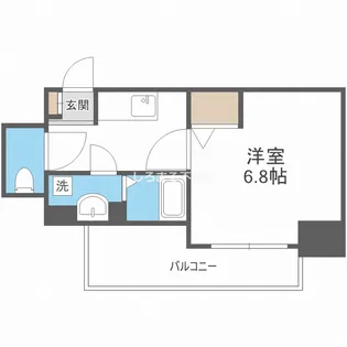 アプリーレ西本町【802号室】の間取り