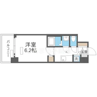 プレサンス玉造駅前ルージュ【14階】の間取り