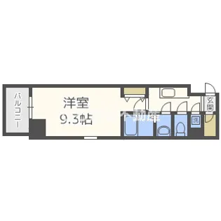 La Douceur心斎橋【605号室】の間取り