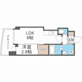 セレニテ日本橋プリエ【1202号室】の間取り