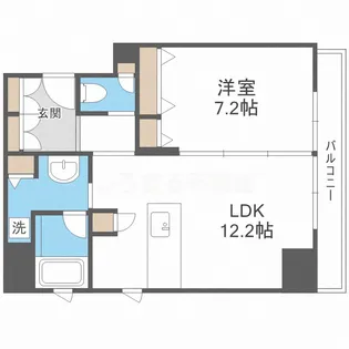 アーバネックス淀屋橋【5階】の間取り