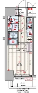 プレサンスTHE TENNOJI逢阪トゥルー【7階】の間取り