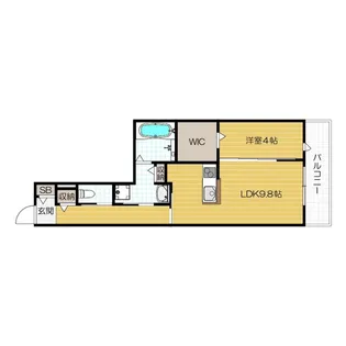 Casa Branche【202号室】の間取り