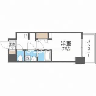 S-RESIDENCE福島玉川Uno【13階】の間取り