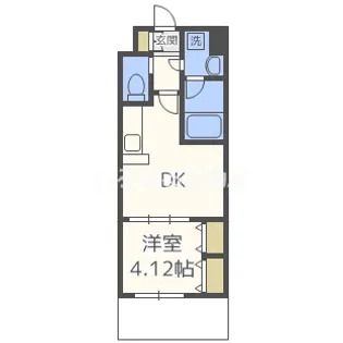 Choei65プレジオ中津【402号室】の間取り