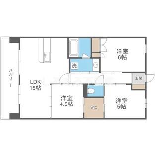 フロンティアタワー日本橋【802号室】の間取り