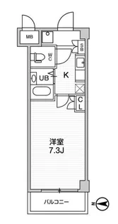 アーデン森之宮【8階】の間取り