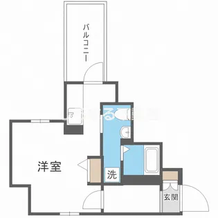 ヴィラタワー谷町【803号室】の間取り