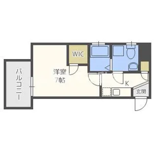 セレニテ日本橋EST【1101号室】の間取り