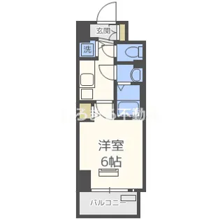 ララプレイス阿波座駅前フェリオ【11階】の間取り