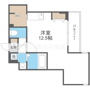 ドゥーエ南堀江【2階】の間取り