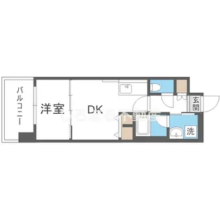 アーバネックス西長堀【904号室】の間取り