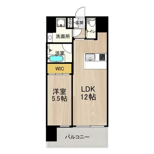 プレジオ九条【9階】の間取り