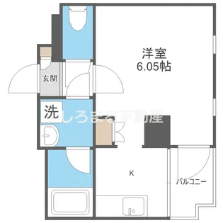 CHATEAU NAMBA RIPPLE【503号室】の間取り