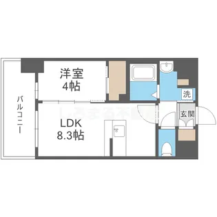 エスリードレジデンス梅田グランゲート【5階】の間取り