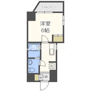 SERENiTE本町reflet【7階】の間取り