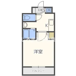 プレサンス難波南アーバニッシュ【9階】の間取り