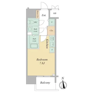 BLAU本町東【10階】の間取り