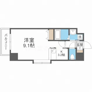 WILLDO松屋町【12階】の間取り