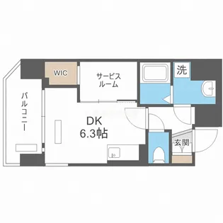 ソルテラス阿波座ウィズ【11階】の間取り