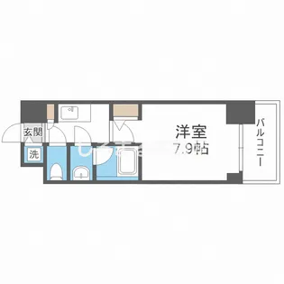 S-RESIDENCE福島Luxe【11階】の間取り