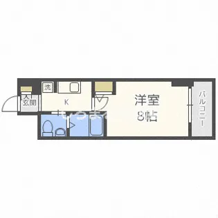 セレニテ本町グランデ【15階】の間取り