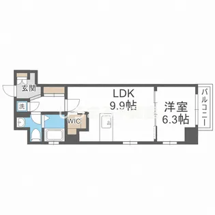 アーデン京町堀イースト【2階】の間取り