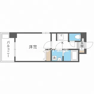 クレアートヨーロッパアベニューシティライフ【8階】の間取り