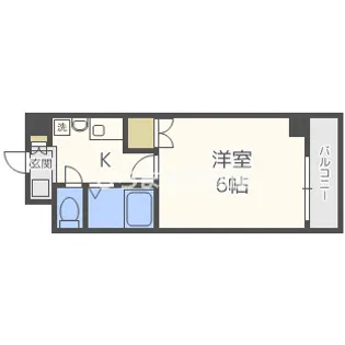 Villa kei【601号室】の間取り