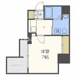 セレニテ梅田ルフレ【3階】の間取り