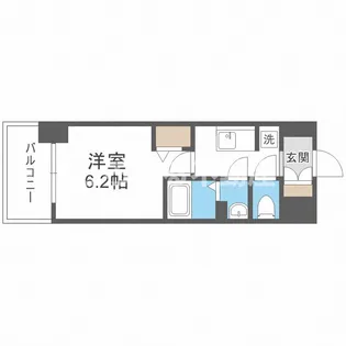 アドバンス大阪セレーノ【9階】の間取り