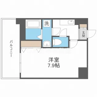 アドバンス大阪ベイシティ【203号室】の間取り