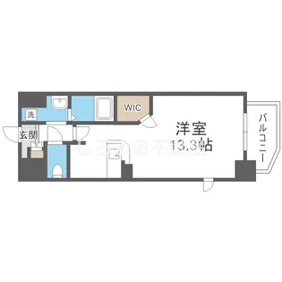 LA DOUCEUR梅田WEST【7階】の間取り