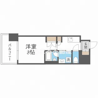 J.GRAN Court京町堀【10階】の間取り
