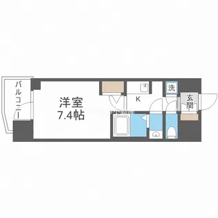 セレニテ本町東リアン【3階】の間取り