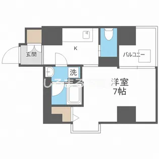 フォーチュン心斎橋イースト【9階】の間取り