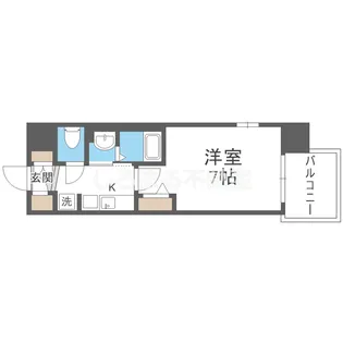 Luxe大阪城南【8階】の間取り