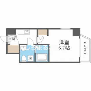 SERENiTE本町reflet【12階】の間取り