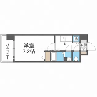 エスリード大阪城PREMIER【8階】の間取り