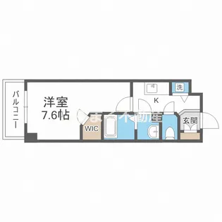 エスリード大手前【11階】の間取り