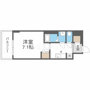 プリムール新深江【10階】の間取り